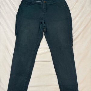 Maurices Deep Teal Skinny Pants